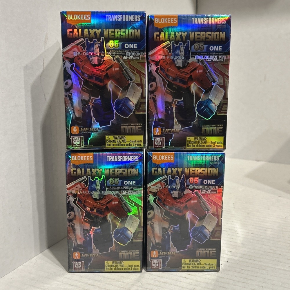 Blokees Transformers Galaxy Version 05 One 4x Blind boxs Factory Sealed E3